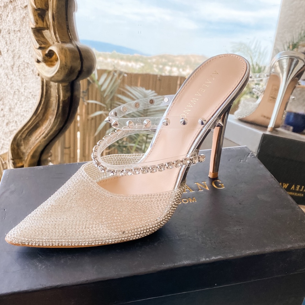 SOLD Azalea Cinderella rhinestone crystal heels - Picture 4 of 9